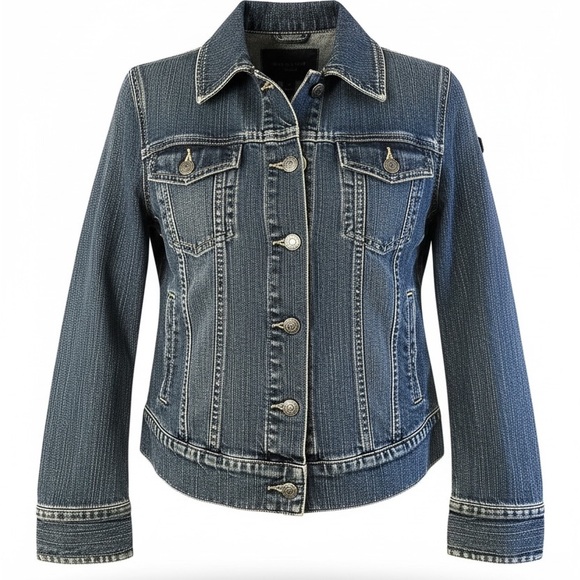 i. e. Jackets & Blazers - Blue Denim Jean Jacket